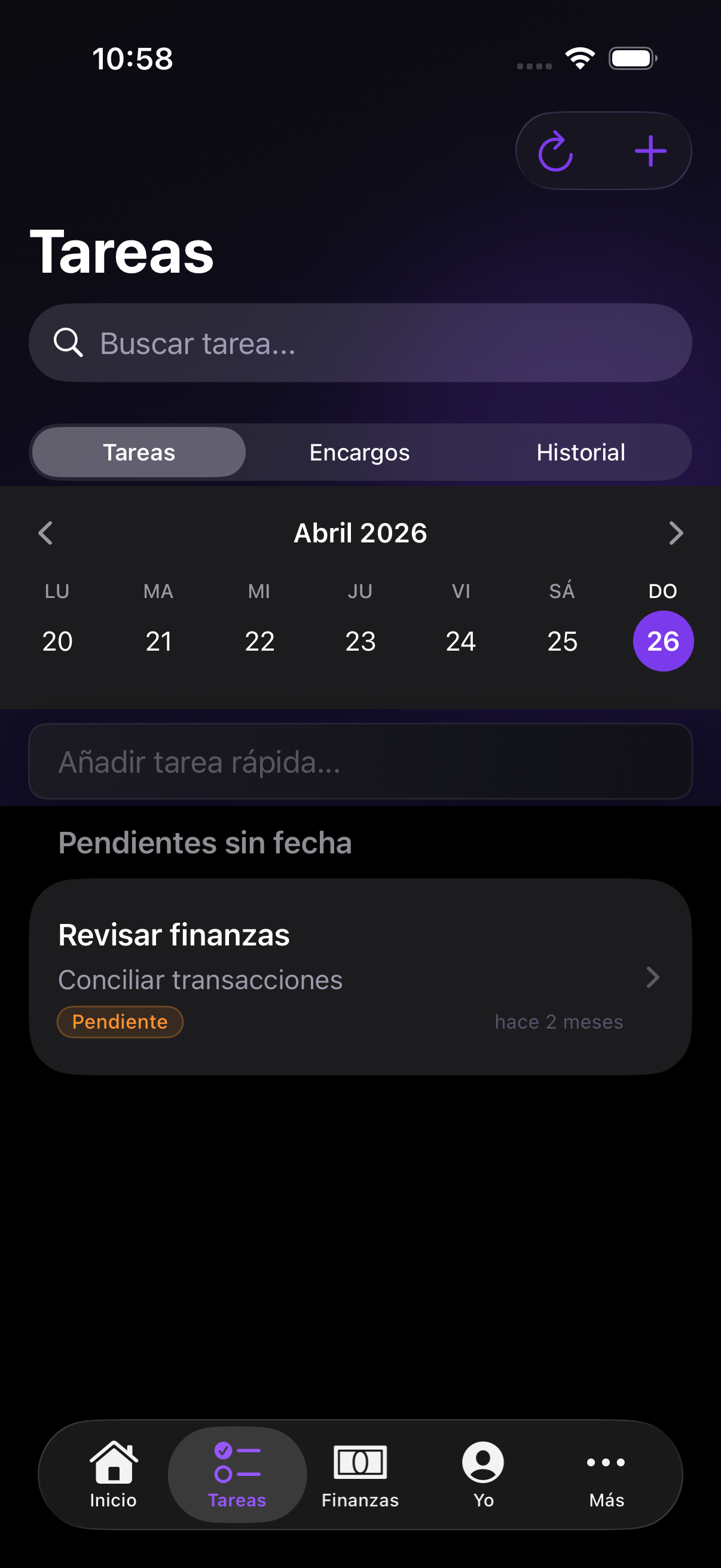 Lista de tareas